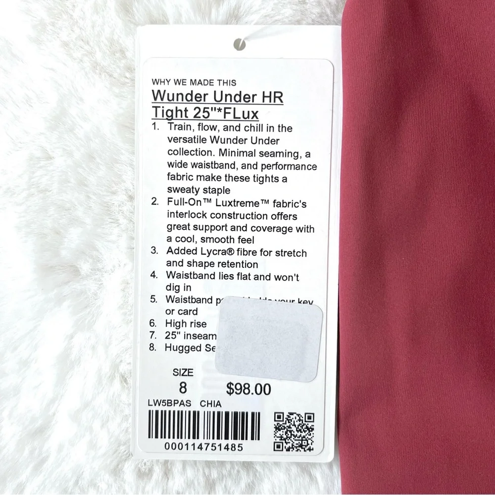Lululemon Wunder Under High Rise 25